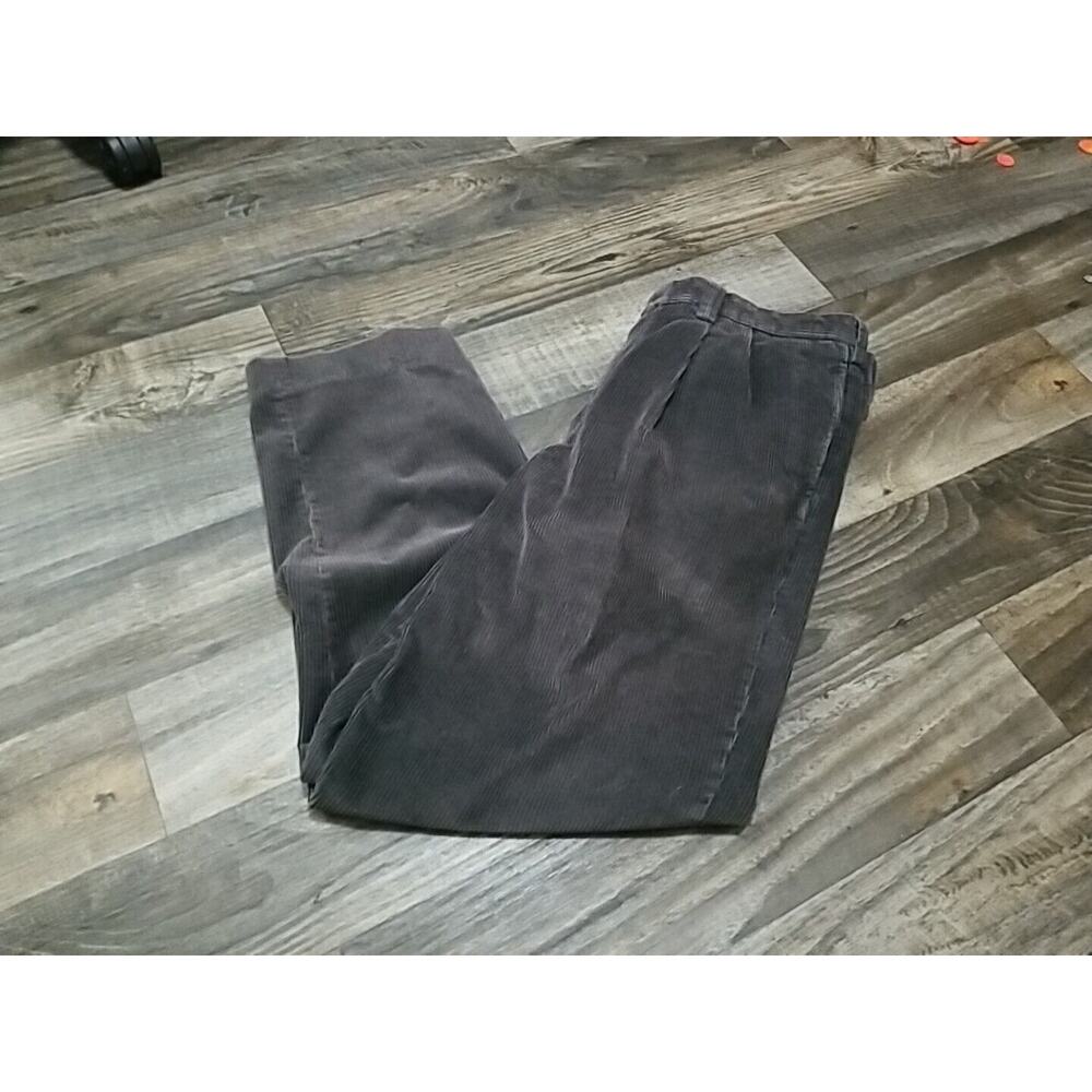 LL Bean Men's Corduroy Pants Standard Fit Brown 36x30 Comfort‎ Waist
